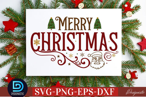 Merry christmas SVG SVG DESIGNISTIC 