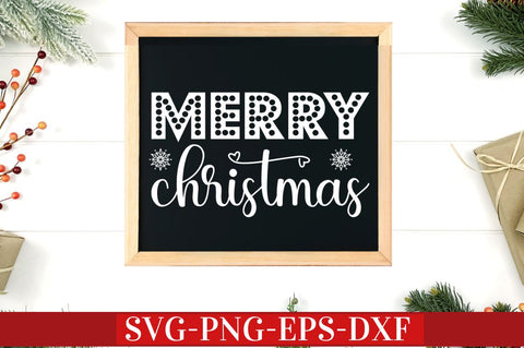 Merry christmas SVG SVG DESIGNISTIC 