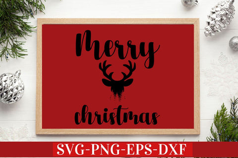 Merry christmas SVG SVG DESIGNISTIC 