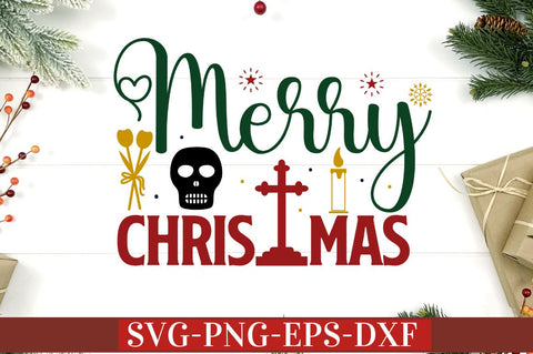 Merry christmas SVG SVG DESIGNISTIC 