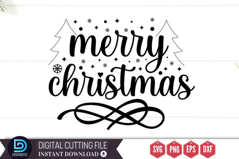 Merry christmas SVG SVG DESIGNISTIC 