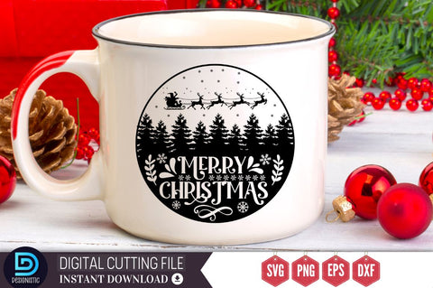 Merry christmas SVG SVG DESIGNISTIC 