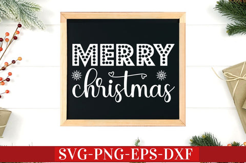 Merry christmas SVG SVG DESIGNISTIC 