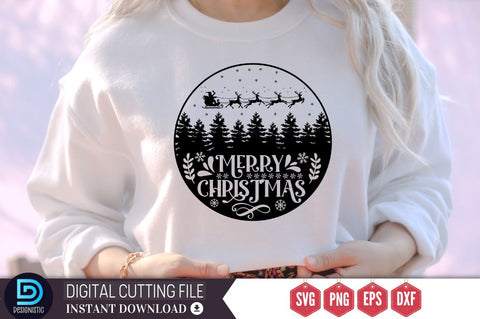 Merry christmas SVG SVG DESIGNISTIC 