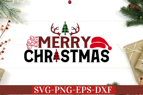 Merry christmas SVG SVG DESIGNISTIC 