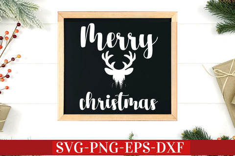 Merry christmas SVG SVG DESIGNISTIC 