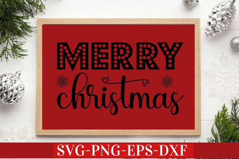 Merry christmas SVG SVG DESIGNISTIC 