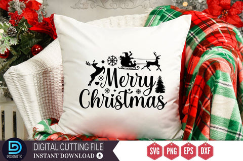 Merry christmas SVG SVG DESIGNISTIC 