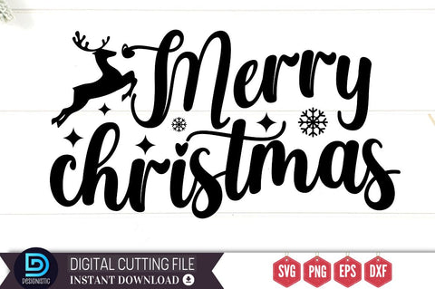 Merry christmas SVG SVG DESIGNISTIC 