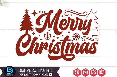 Merry christmas SVG SVG DESIGNISTIC 