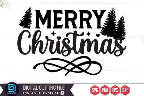Merry christmas SVG SVG DESIGNISTIC 
