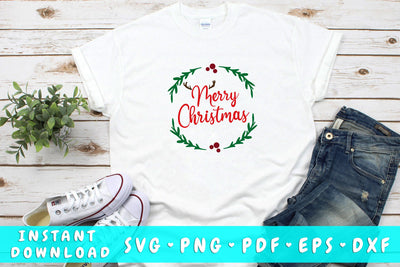 Merry Christmas SVG SVG HappyDesignStudio 