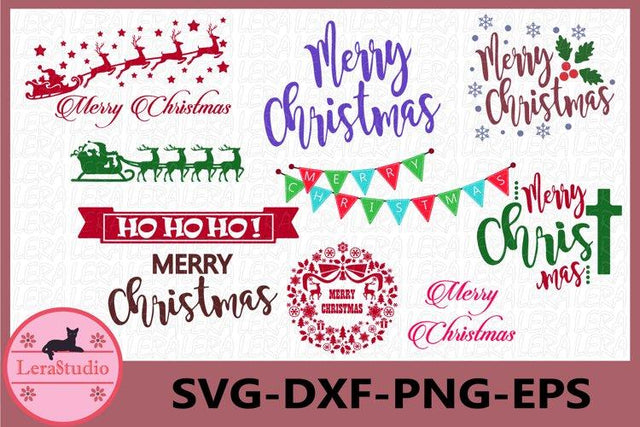 Merry Christmas SVG SVG Lerastudio 
