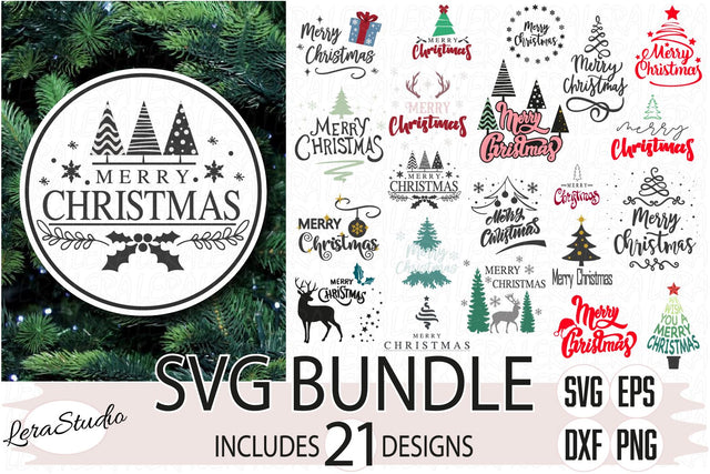 Merry Christmas Svg SVG Lerastudio 