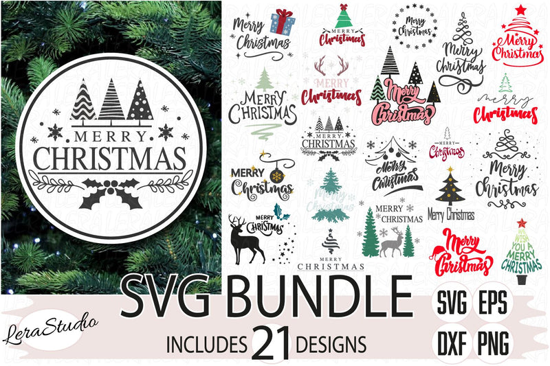 Merry Christmas Svg SVG Lerastudio 