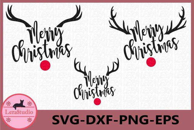 Merry Christmas svg SVG Lerastudio 