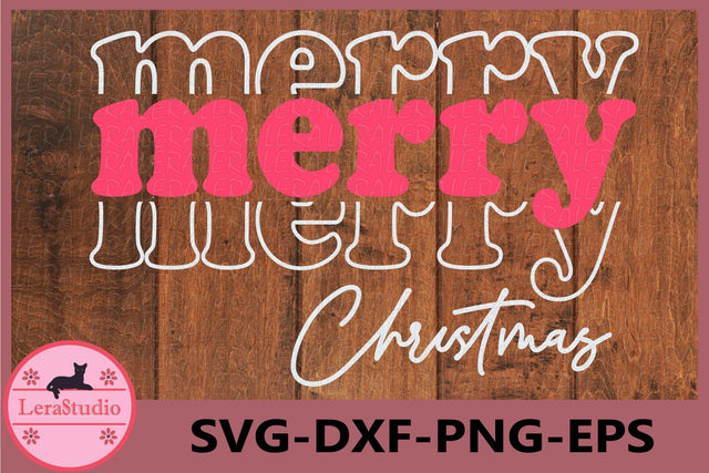 Merry Christmas Svg SVG Lerastudio 