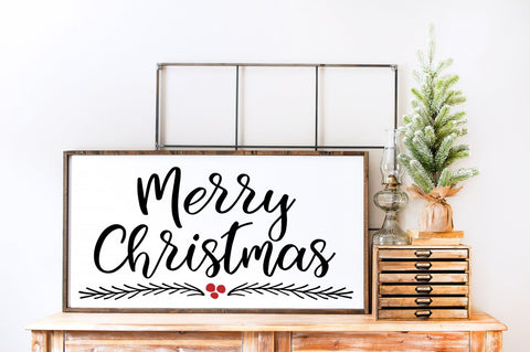 Merry Christmas - SVG SVG Pickled Thistle Creative 