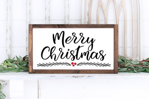 Merry Christmas - SVG SVG Pickled Thistle Creative 