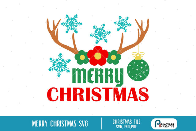 Merry Christmas Svg SVG Pinoyart Kreatib 
