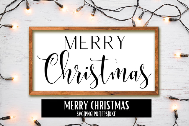 Merry Christmas SVG | SVG-PNG-PDF-EPS-DXF SVG MockupSvgVenue 