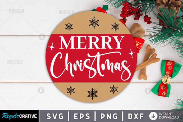 Merry christmas SVG SVG Regulrcrative 