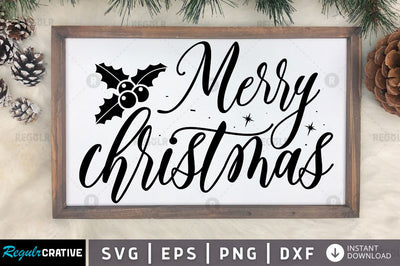 Merry christmas SVG SVG Regulrcrative 