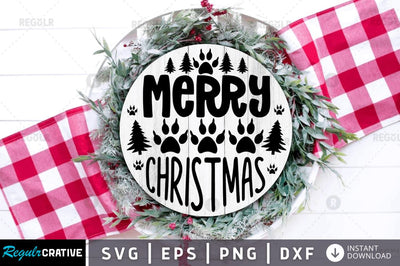 Merry christmas SVG SVG Regulrcrative 
