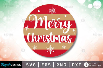 Merry christmas SVG SVG Regulrcrative 