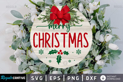 Merry christmas SVG SVG Regulrcrative 