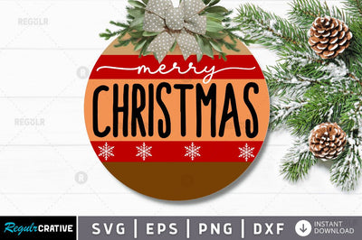 Merry christmas SVG SVG Regulrcrative 