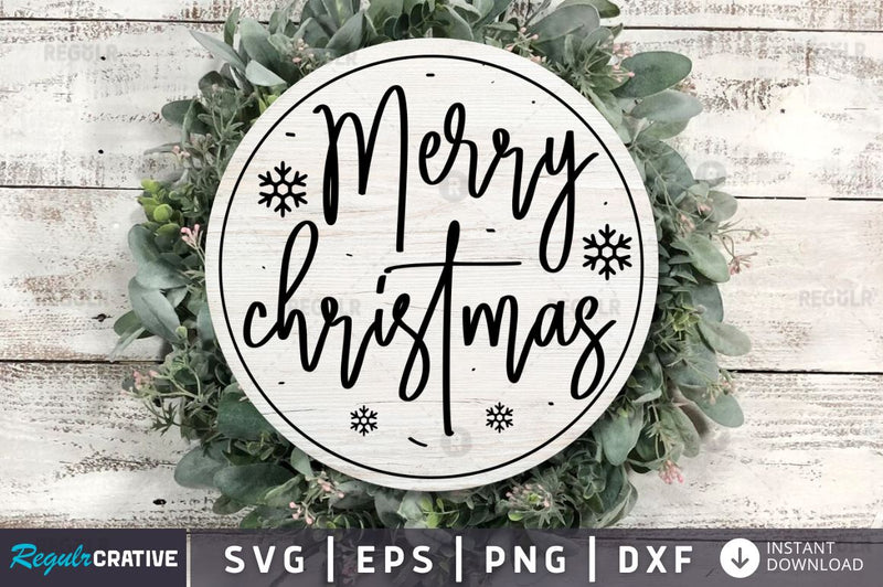 Merry christmas SVG SVG Regulrcrative 