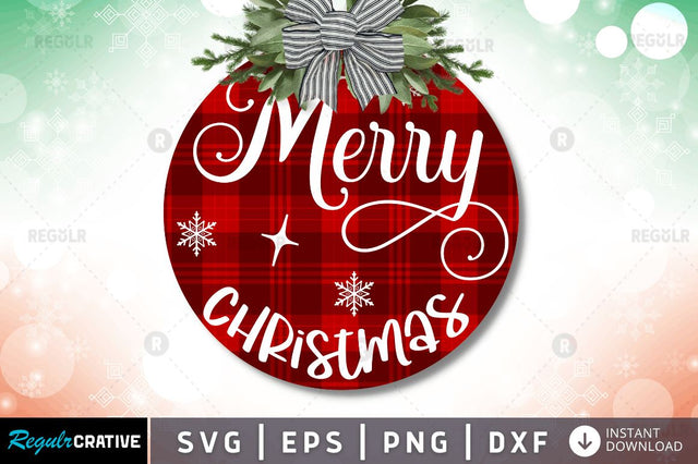Merry christmas SVG SVG Regulrcrative 