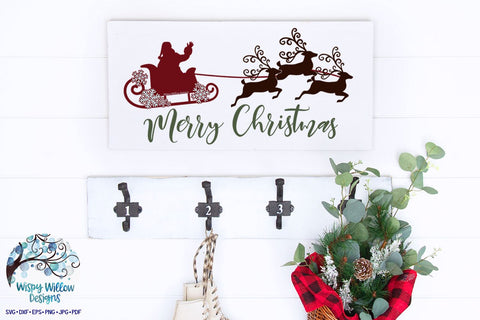 Merry Christmas SVG SVG Wispy Willow Designs 