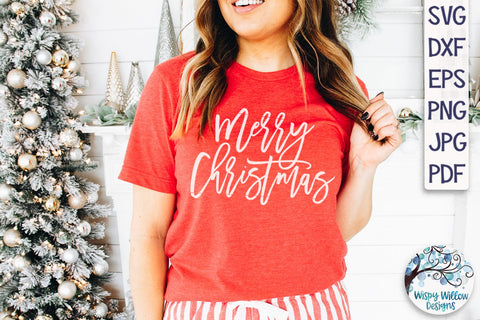 Merry Christmas SVG SVG Wispy Willow Designs 