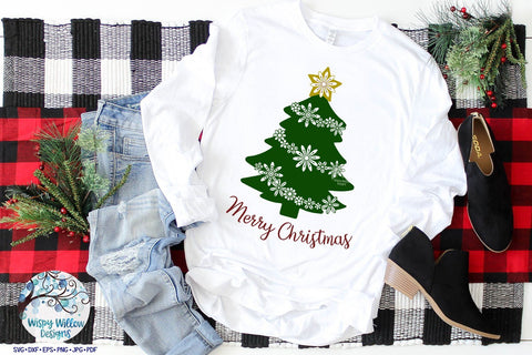 Merry Christmas SVG SVG Wispy Willow Designs 