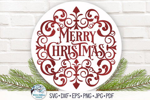 Merry Christmas SVG SVG Wispy Willow Designs 