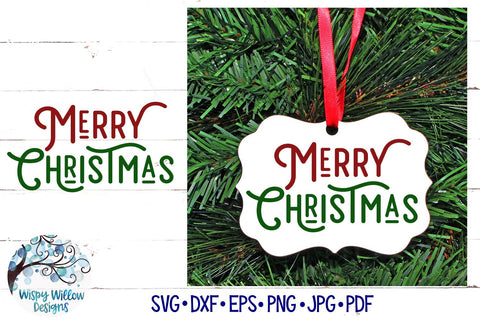 Merry Christmas SVG SVG Wispy Willow Designs 