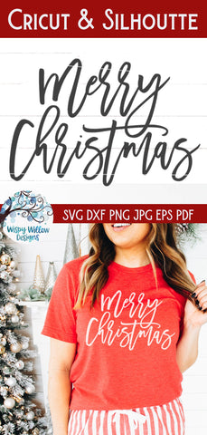 Merry Christmas SVG SVG Wispy Willow Designs 