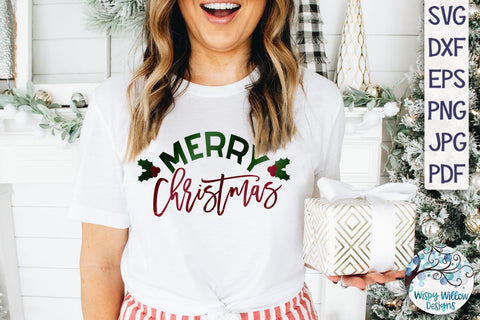 Merry Christmas SVG SVG Wispy Willow Designs 