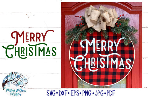 Merry Christmas SVG SVG Wispy Willow Designs 