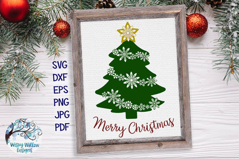 Merry Christmas SVG SVG Wispy Willow Designs 