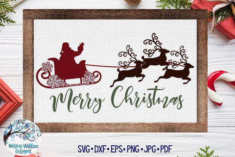 Merry Christmas SVG SVG Wispy Willow Designs 