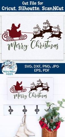 Merry Christmas SVG SVG Wispy Willow Designs 