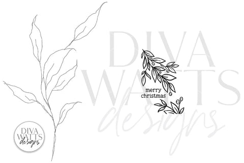 Merry Christmas SVG | Winter Design SVG Diva Watts Designs 