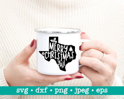 Merry christmas Texas svg, TX christmas svg, Christmas state clipart, Texas holiday svg, Texas holiday png SVG MAKStudion 