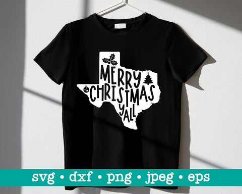 Merry christmas Texas svg, TX christmas svg, Christmas state clipart, Texas holiday svg, Texas holiday png SVG MAKStudion 