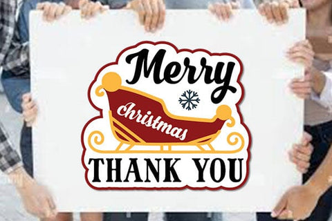 Merry Christmas Thank You SVG Angelina750 