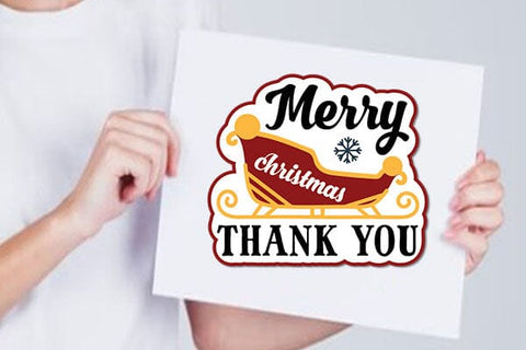 Merry Christmas Thank You SVG Angelina750 