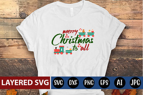 merry Christmas to all SVG Blessedprint 